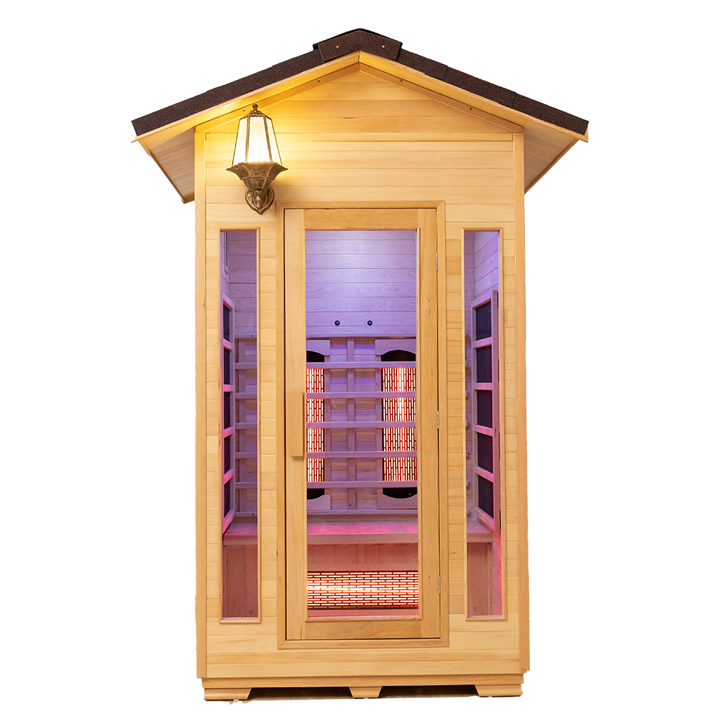 Best Outdoor Redwood 2 Person Infrared Sauna Manufacturers 003