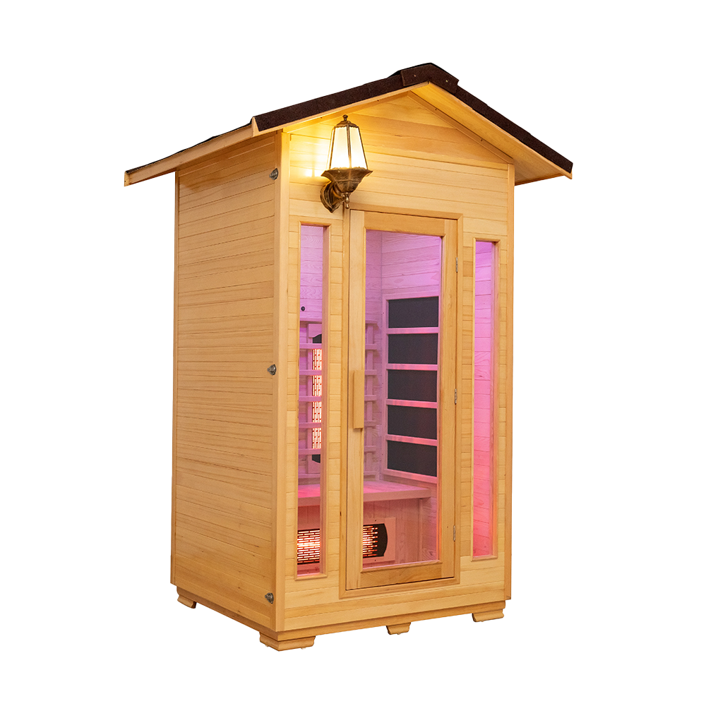 Best Outdoor Redwood 2 Person Infrared Sauna Manufacturers 13