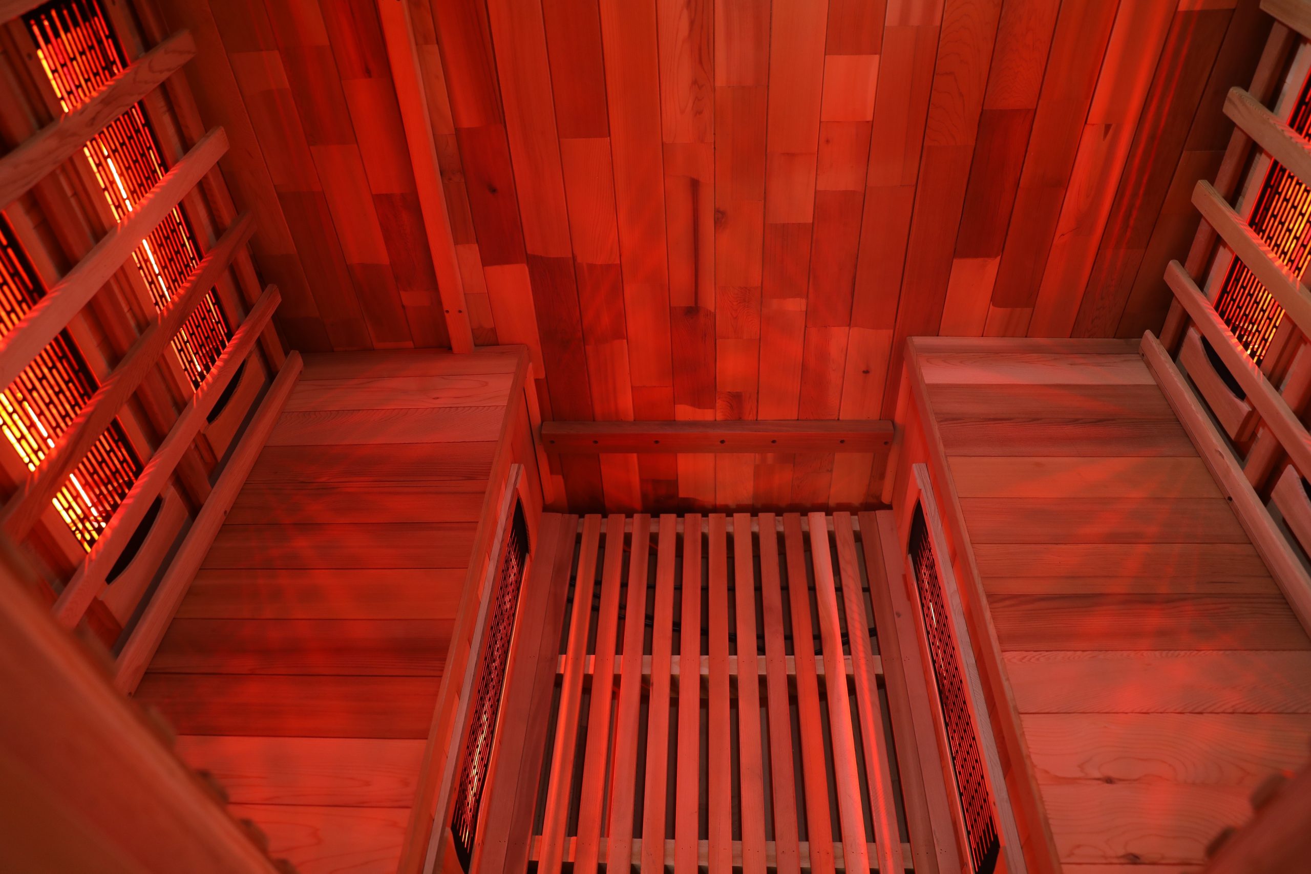 Custom 4 People Capacity Redwood Outdoors Barrel Sauna 004