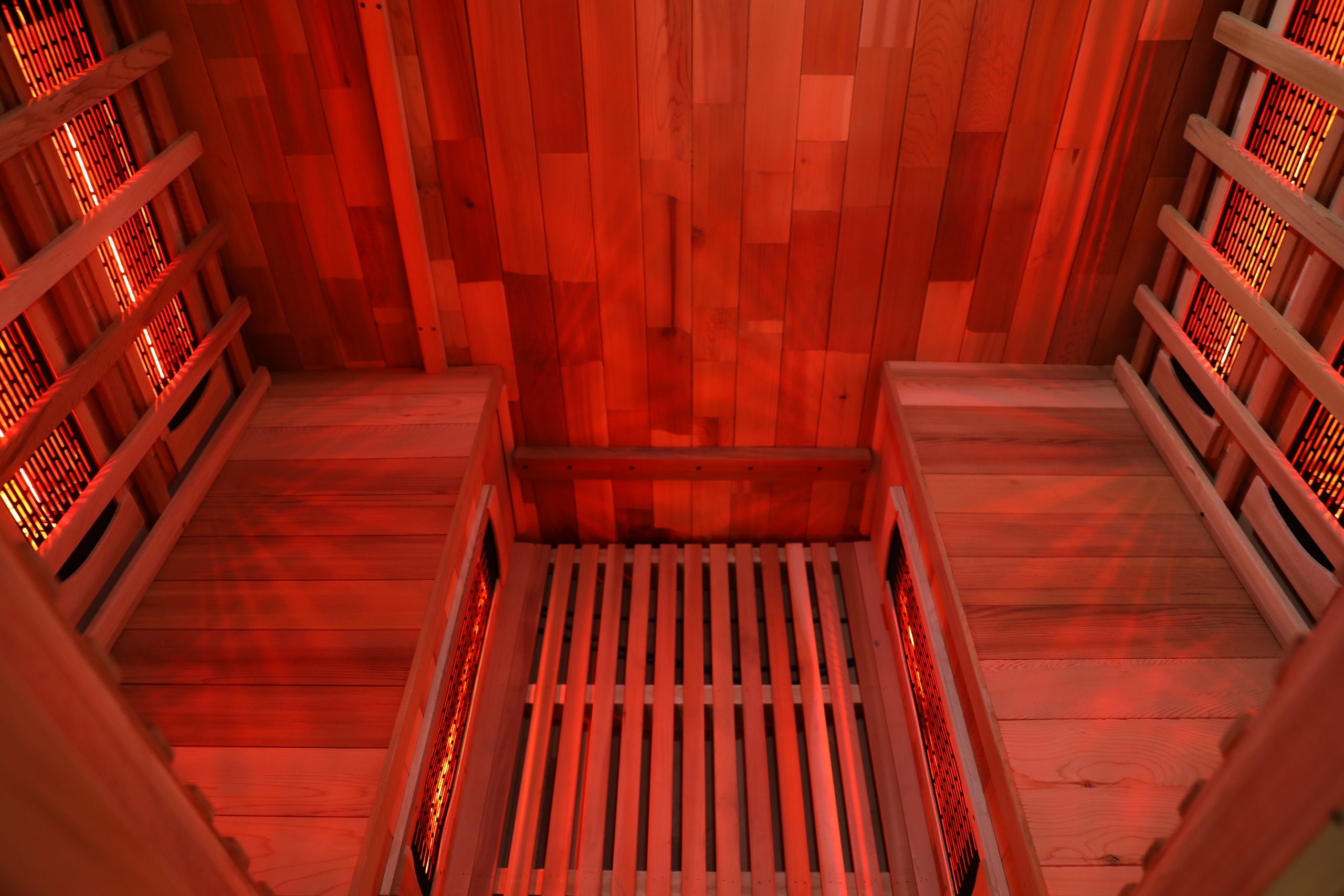 Custom 4 People Capacity Redwood Outdoors Barrel Sauna 006