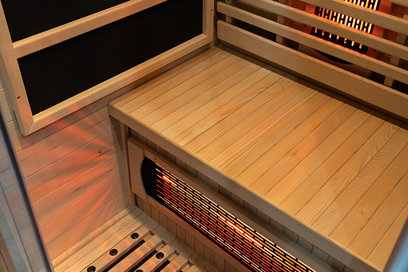 Custom High End Double Heater Carbon Far Infrared Sauna Room For Sale 006