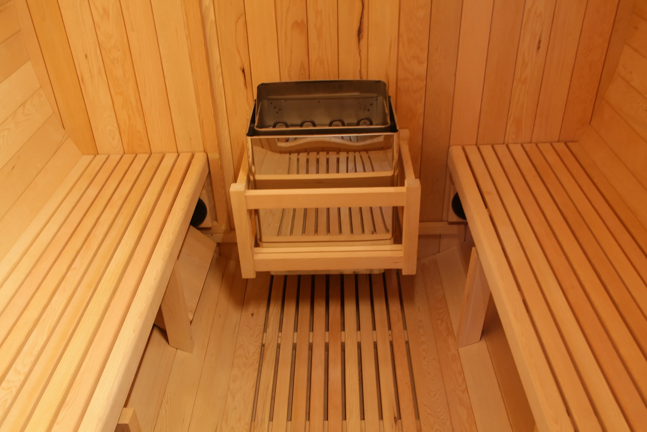 Custom Home Outdoor Barrel Steam Sauna Room Manufacturers 003