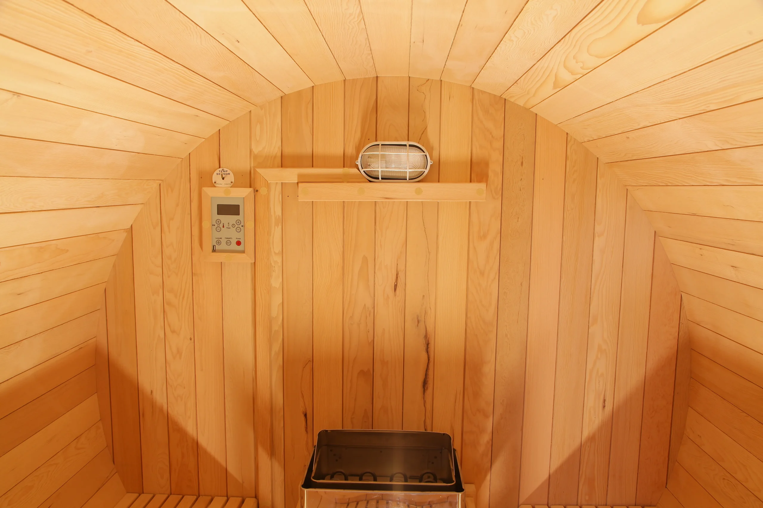 Custom Home Outdoor Barrel Steam Sauna Room Manufacturers 005