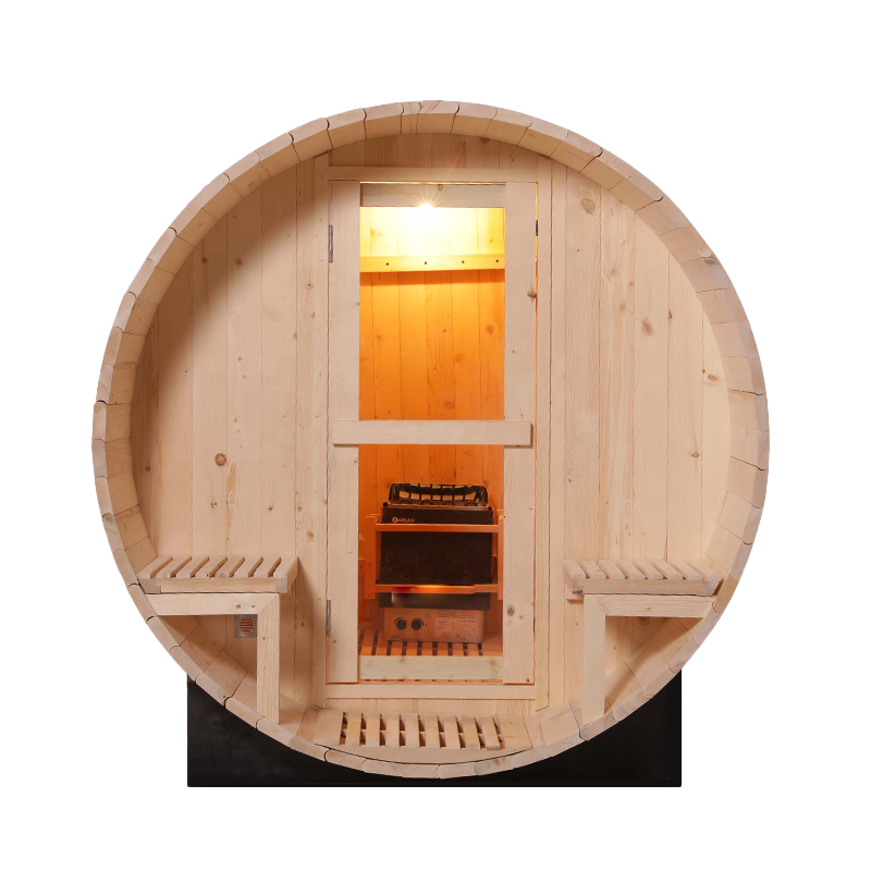Custom Home Outdoor Barrel Steam Sauna Room Manufacturers 11