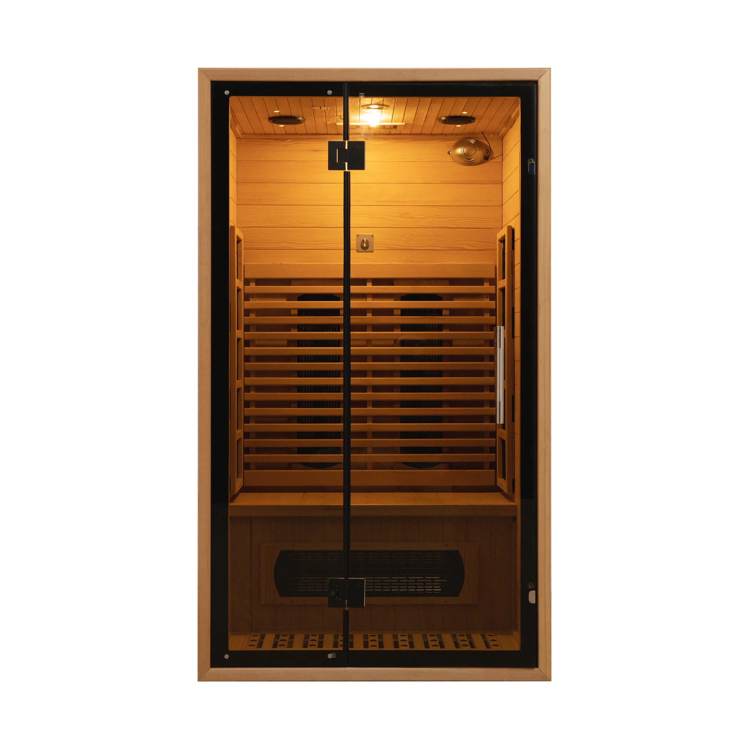 Custom Luxury 2 Person Indoor Full Spectrum Near And Far Infrared Sauna 001