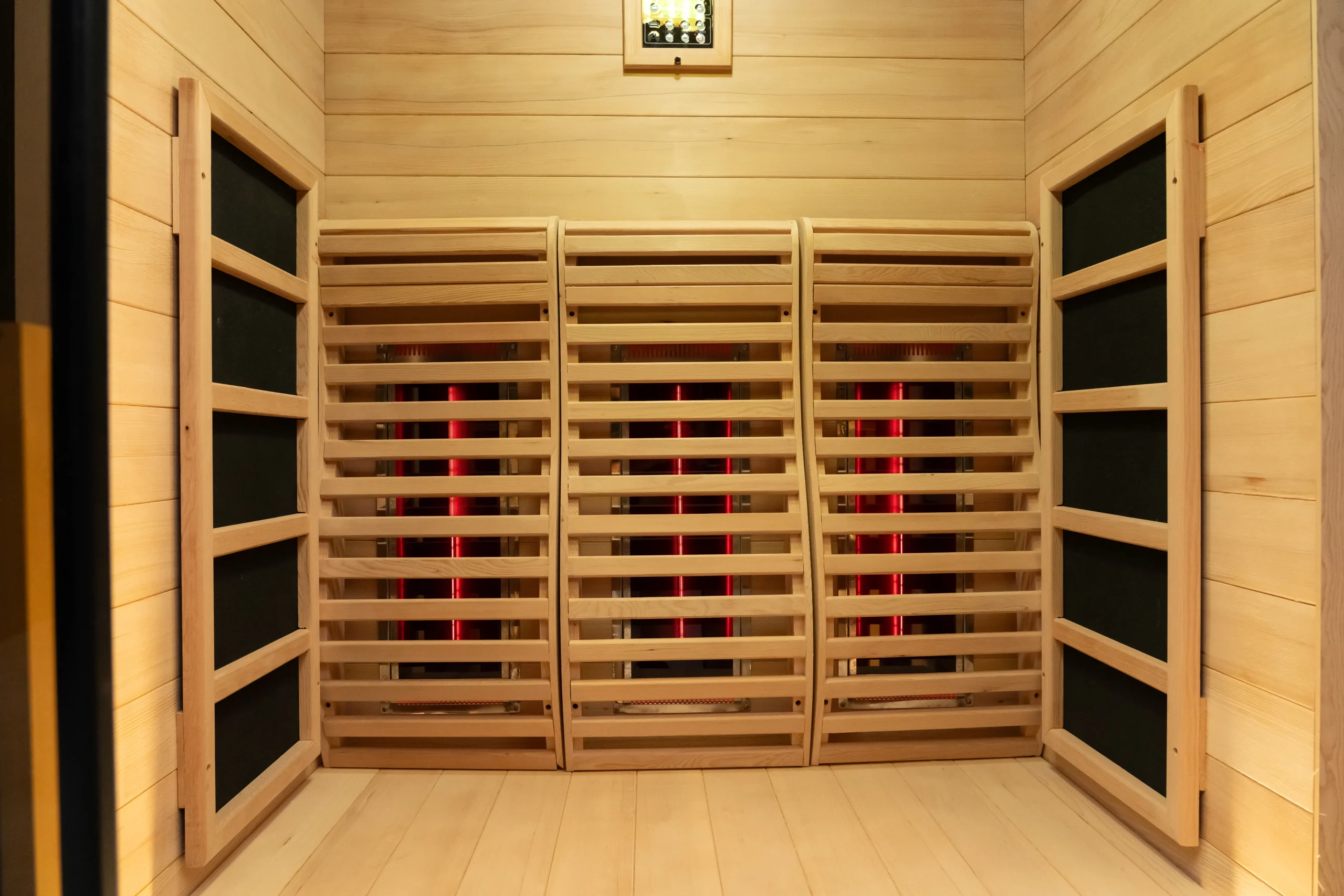 Custom Luxury 2 Person Indoor Full Spectrum Near And Far Infrared Sauna 008