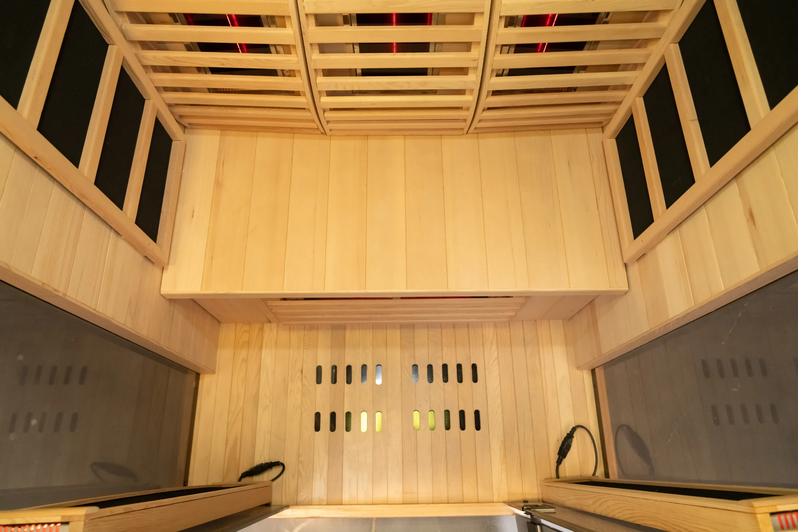 Custom Luxury 2 Person Indoor Full Spectrum Near And Far Infrared Sauna 009