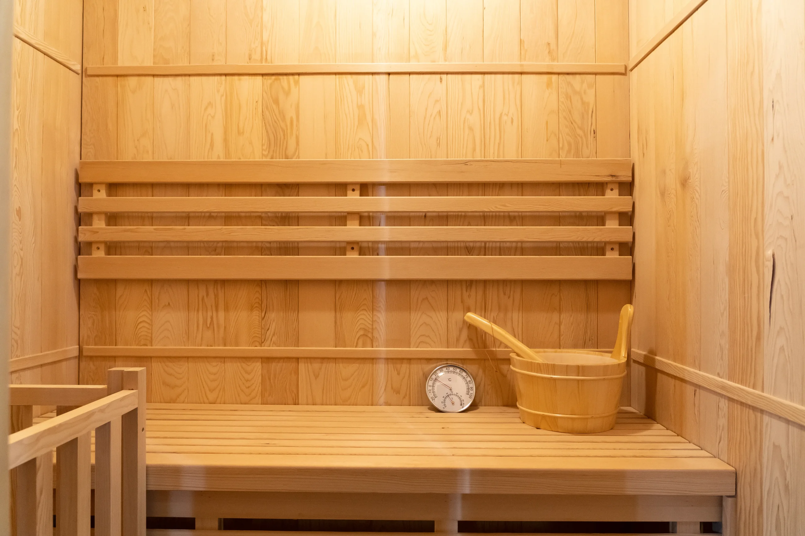 Custom Luxury Indoor 2 Person Traditional Dry And Wet Steam Sauna Room 002