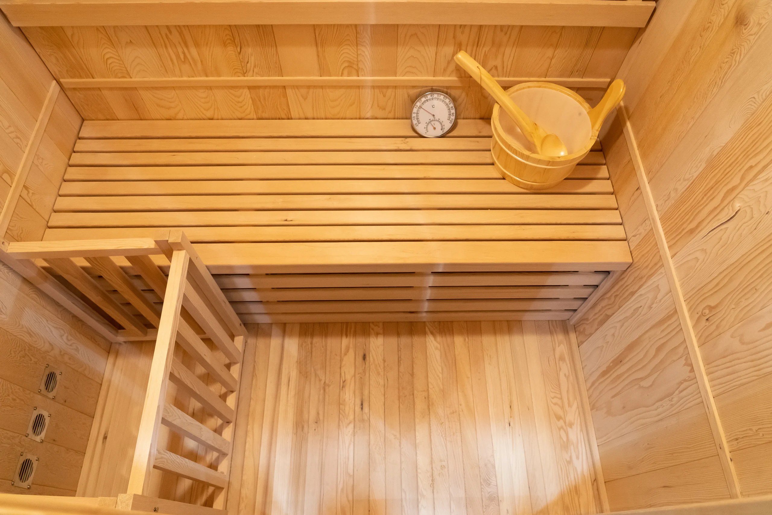 Custom Luxury Indoor 2 Person Traditional Dry And Wet Steam Sauna Room 003