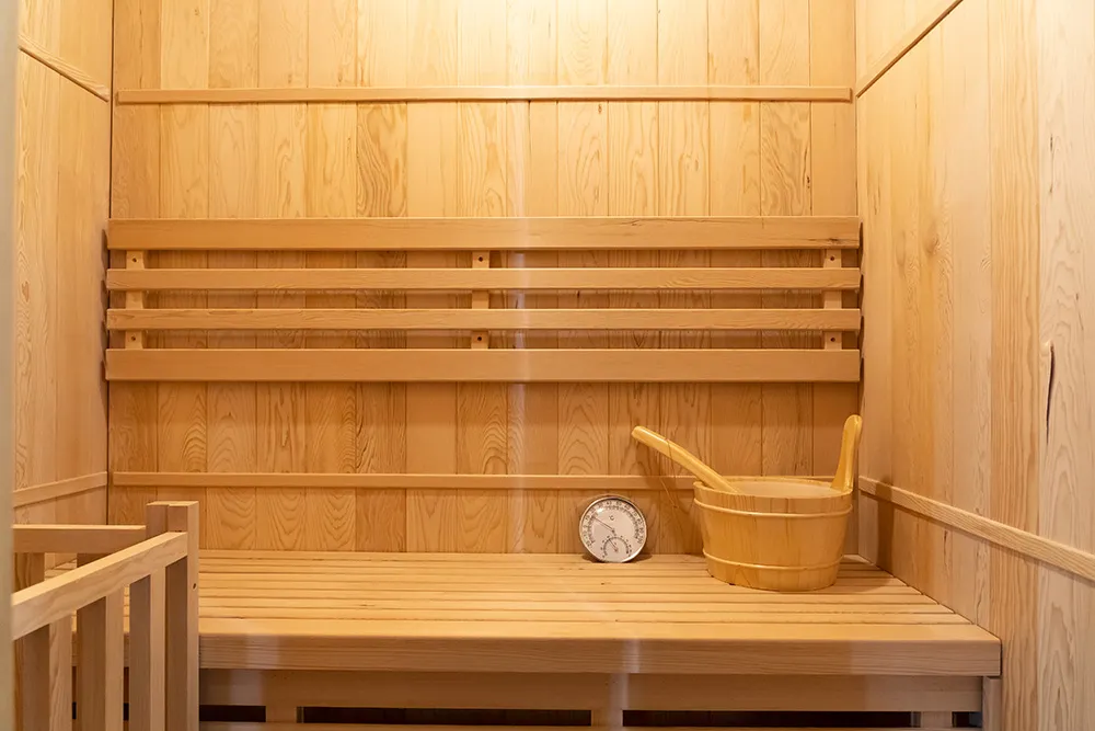 Custom Luxury Indoor 2 Person Traditional Dry And Wet Steam Sauna Room 11