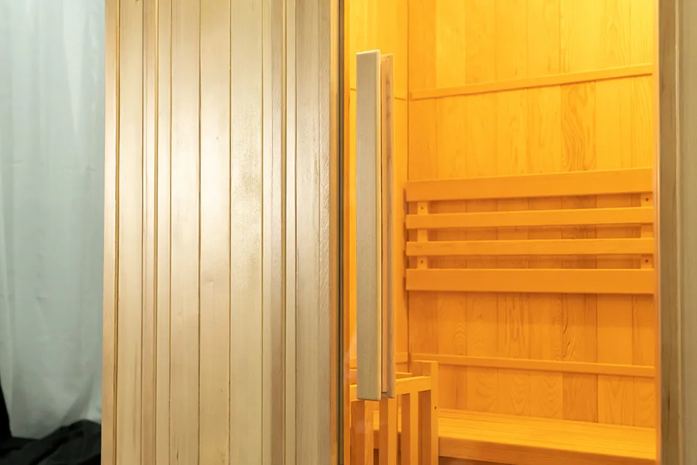 Custom Luxury Indoor 2 Person Traditional Dry And Wet Steam Sauna Room 12