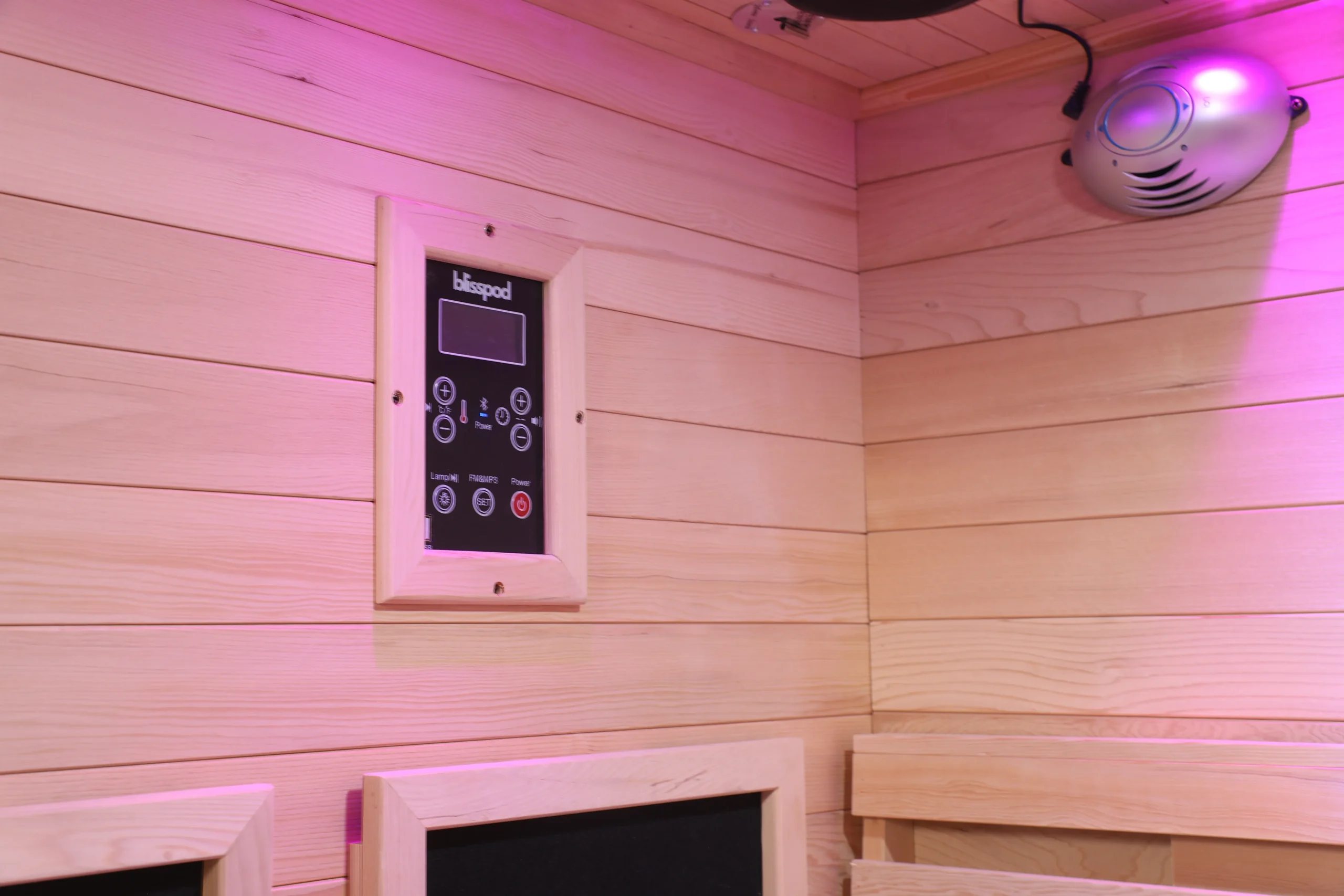 Custom Size 2 Person Indoor Steam Far Infrared Sauna Room 004