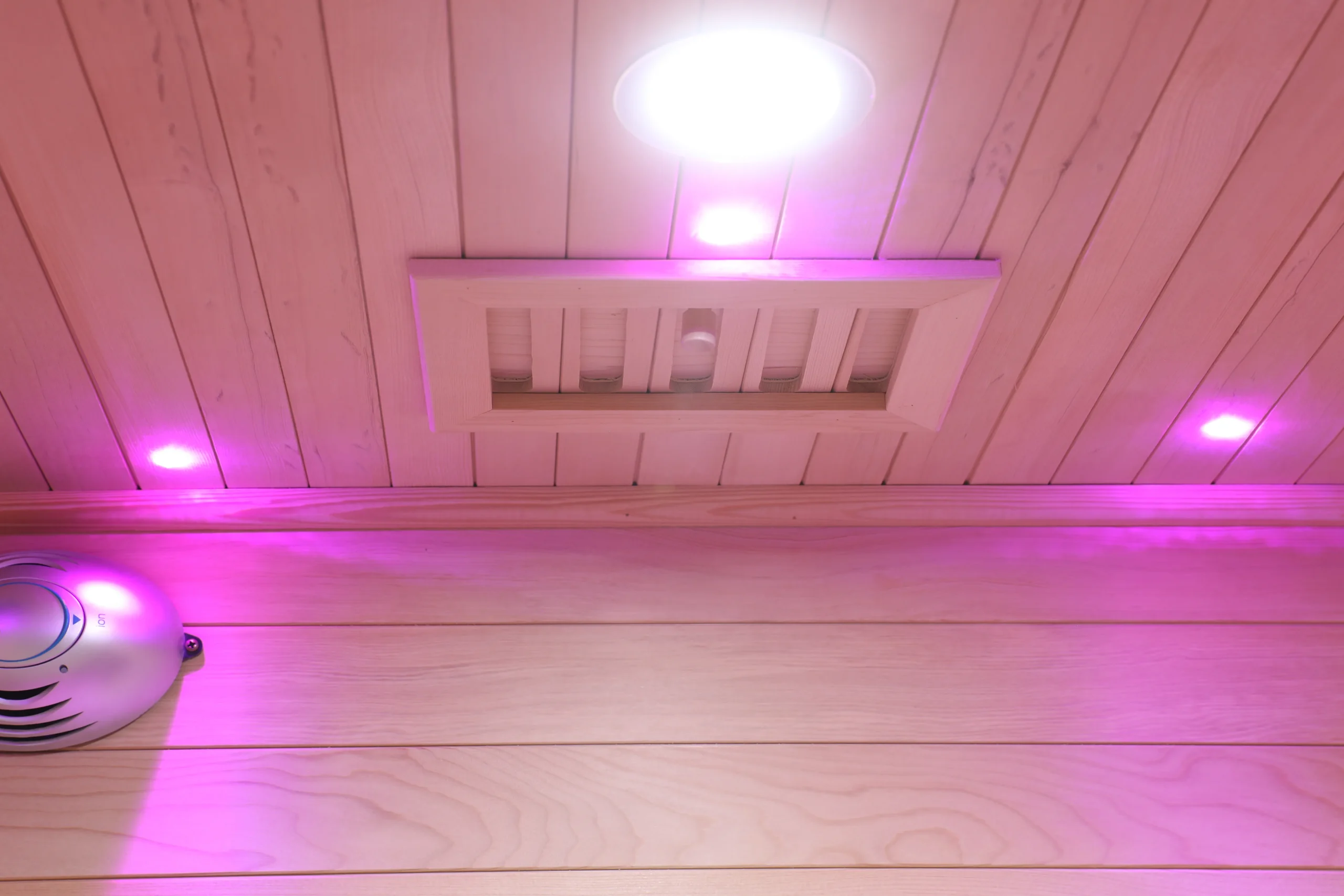 Customized Luxury Home Double Far Infrared Red Light Sauna Room 005