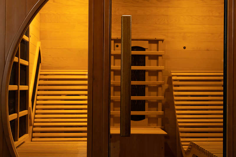 Customized Red Cedar Two Person Infrared Sauna Manufacturer 001