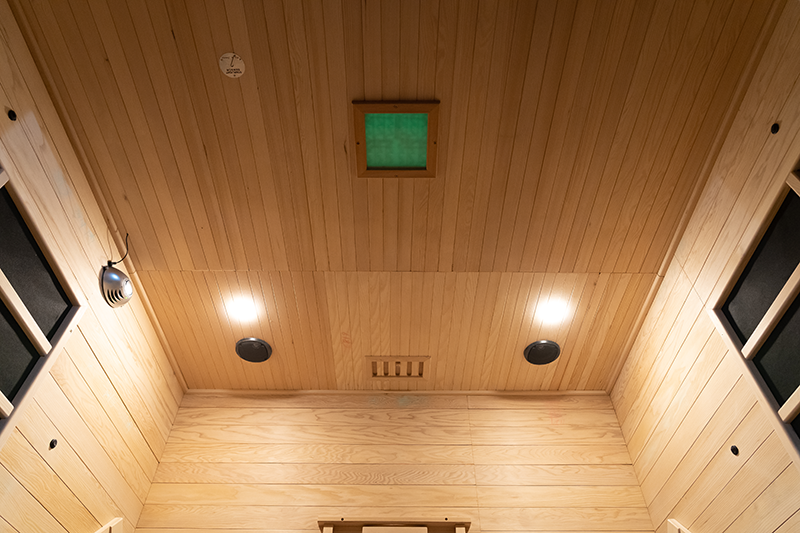 Customized Red Cedar Two Person Infrared Sauna Manufacturer 003