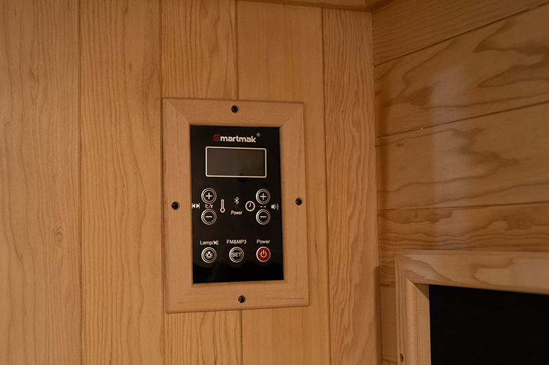 Customized Red Cedar Two Person Infrared Sauna Manufacturer 007