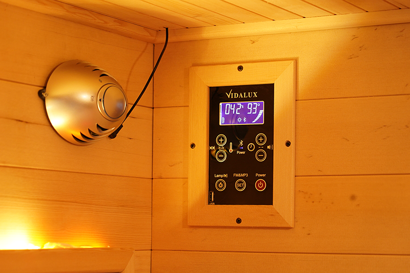 Factory Direct Sale 4-Person Indoor Full Spectrum Infrared Sauna 002