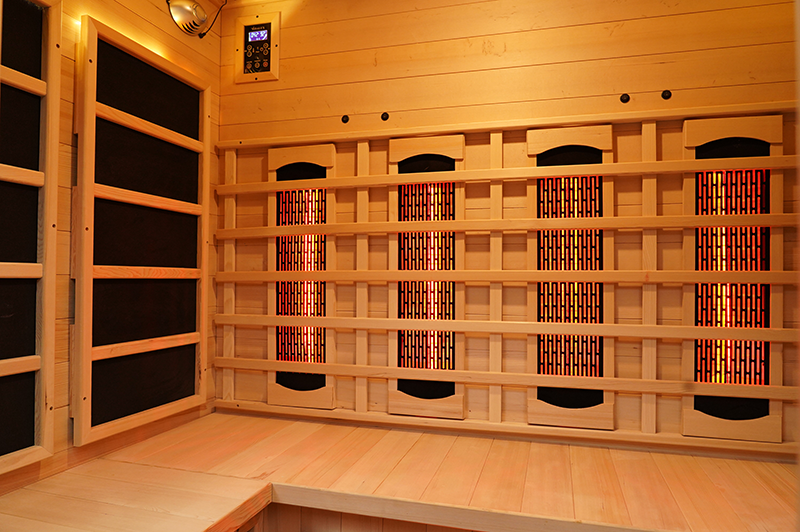 Factory Direct Sale 4-Person Indoor Full Spectrum Infrared Sauna 003