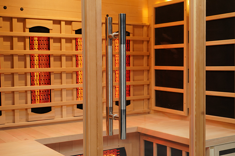 Factory Direct Sale 4-Person Indoor Full Spectrum Infrared Sauna 004