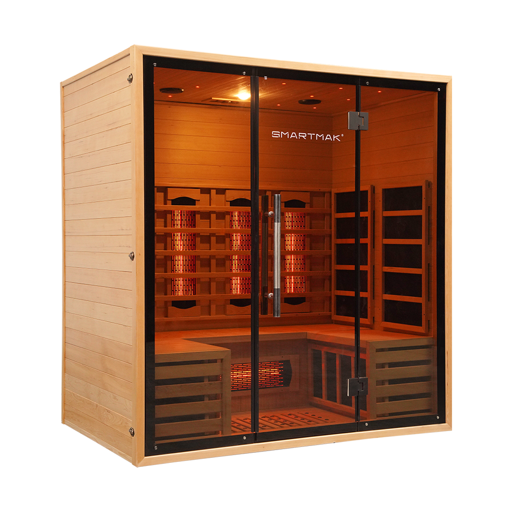 Hot Sale Commercial Indoor 4 Person Far Infrared Sauna Room 15