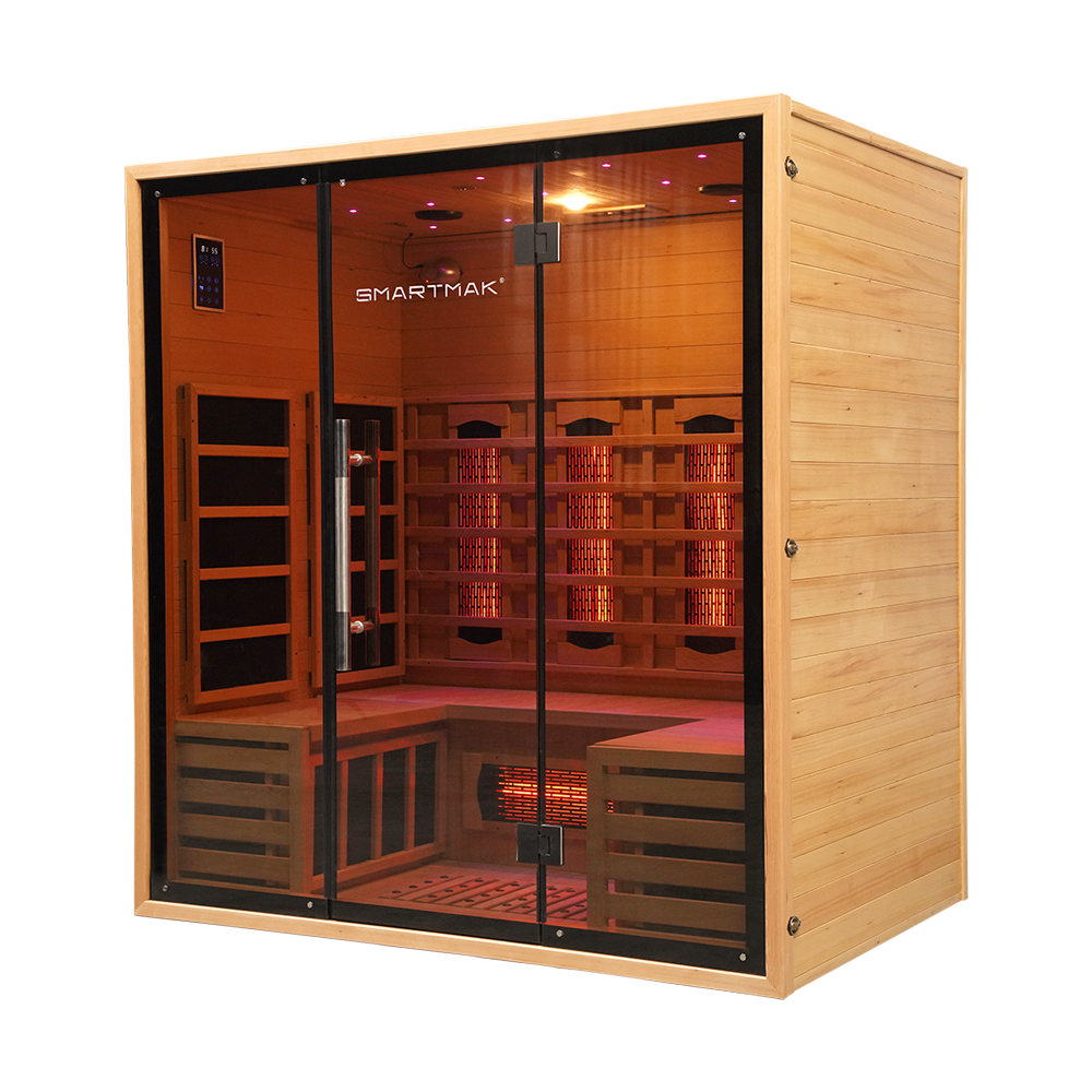 Hot Sale Commercial Indoor 4 Person Far Infrared Sauna Room 16