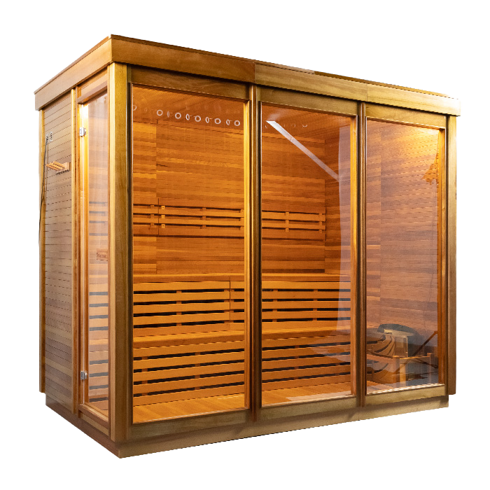 Odm Oem 6-8 Person Traditional Steam Sauna Manufacturer 11