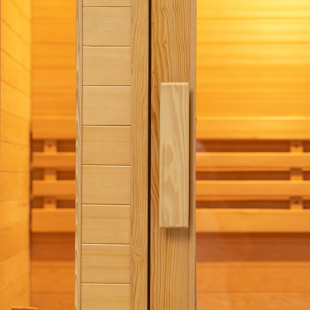 Wholesale 1 Person Indoor Traditional Steam Sauna Room With Electric Stove 005