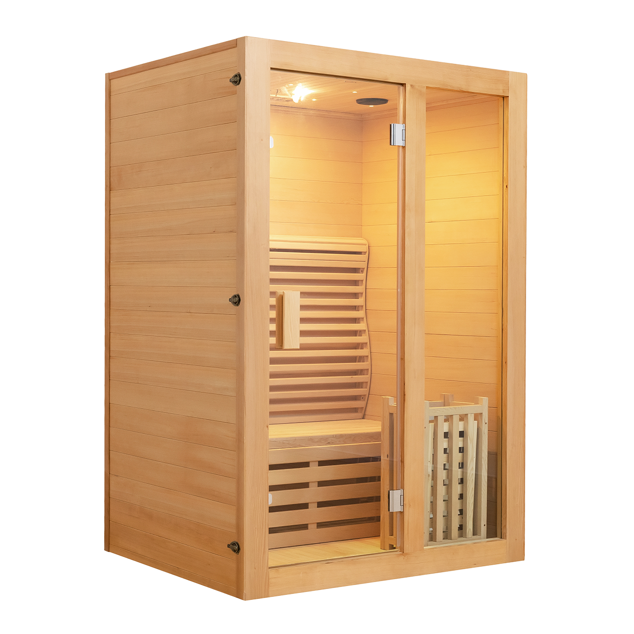 Wholesale 1 Person Indoor Traditional Steam Sauna Room With Electric Stove 007