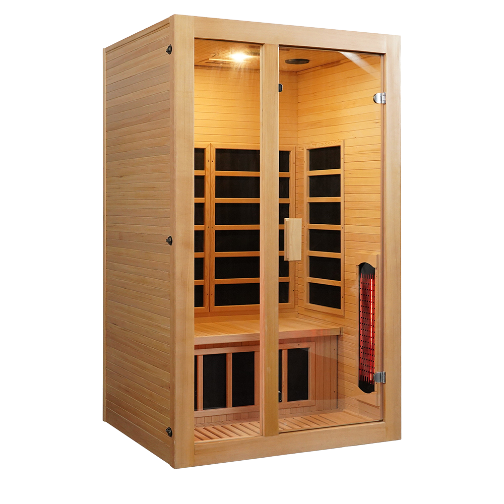 Wholesale 2 Person Carbon Fiber Heated Infrared Sauna Room For Beauty Spa 002