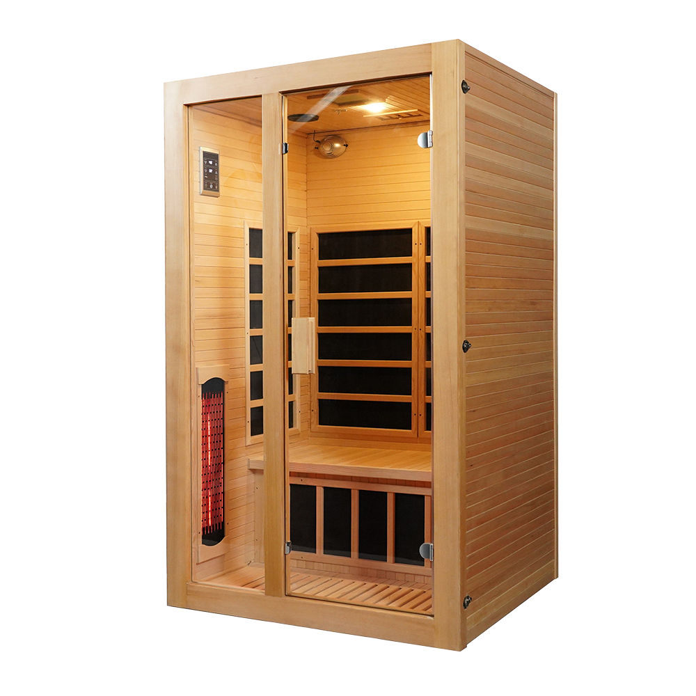Wholesale 2 Person Carbon Fiber Heated Infrared Sauna Room For Beauty Spa 003