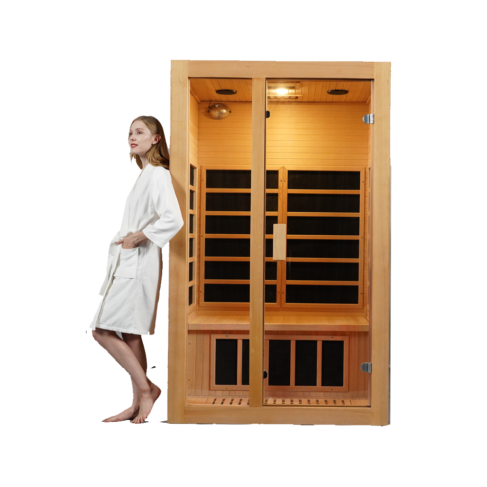 Wholesale 2 Person Carbon Fiber Heated Infrared Sauna Room For Beauty Spa 15