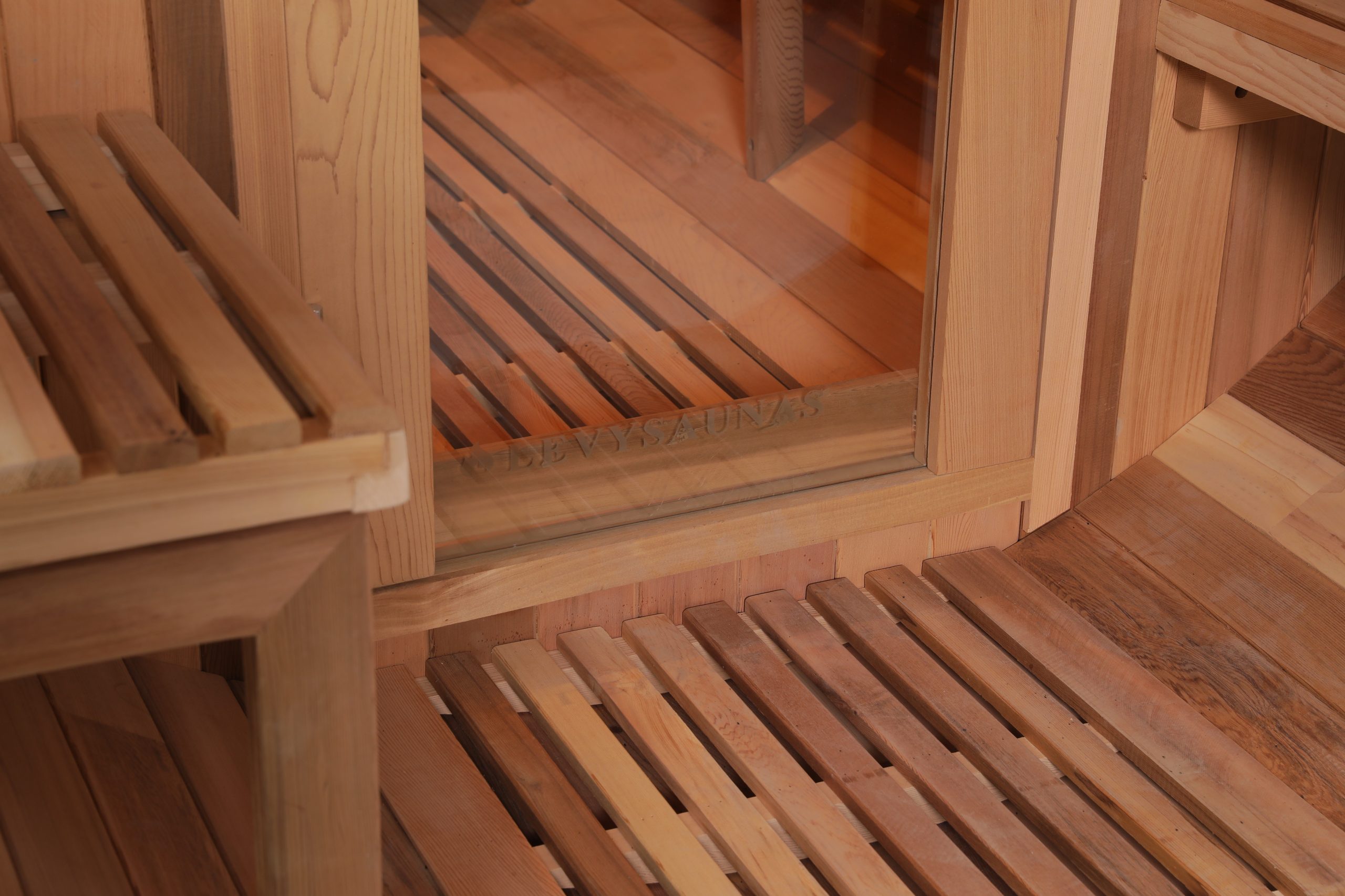 Wholesale 4 People Capacity Outdoor Barrel Sauna Room 008