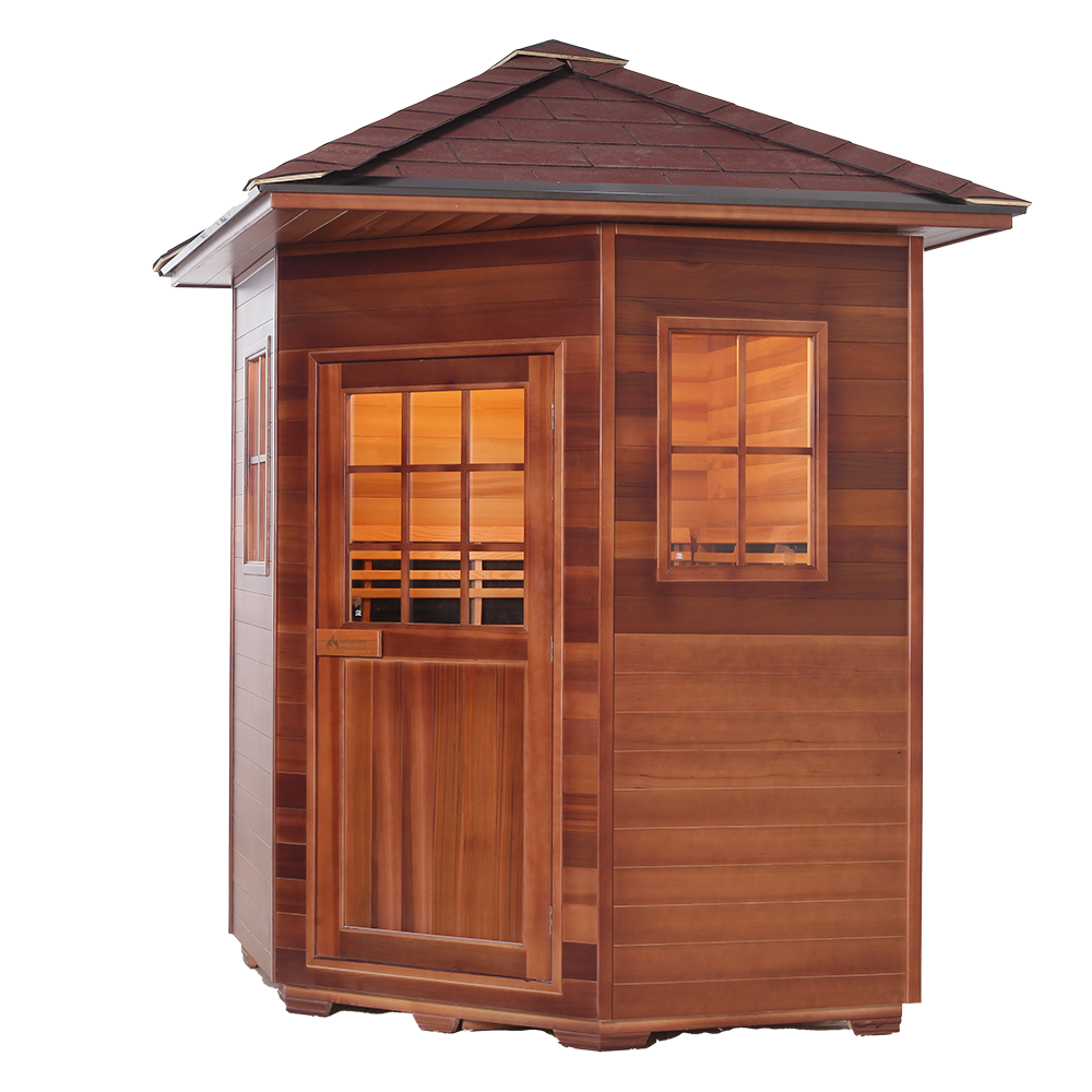 Wholesale 6-Person Outdoor Infrared Sauna Room For Spa 008