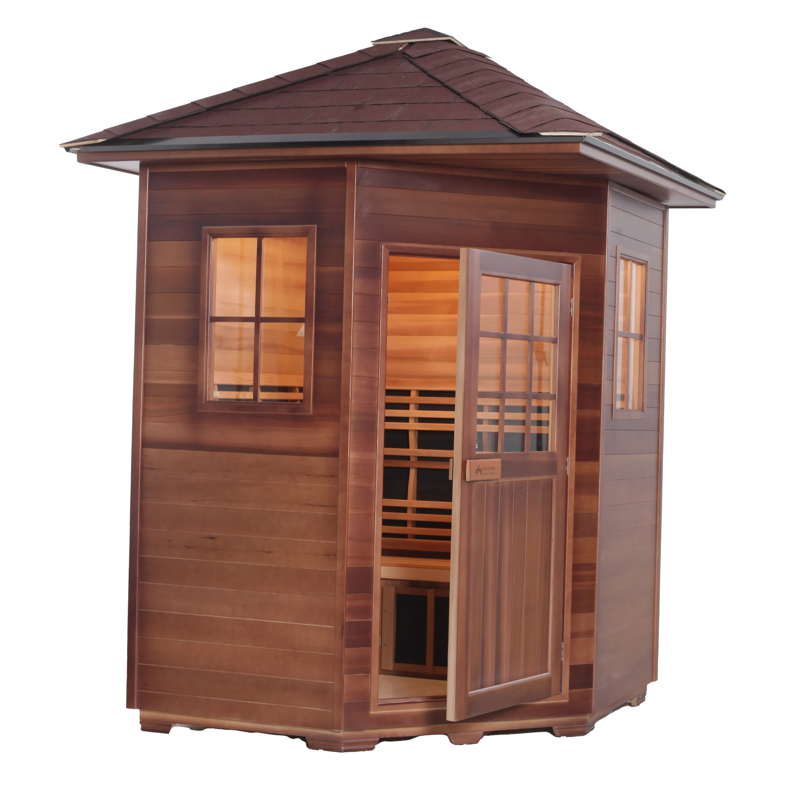 Wholesale 6-Person Outdoor Infrared Sauna Room For Spa 11