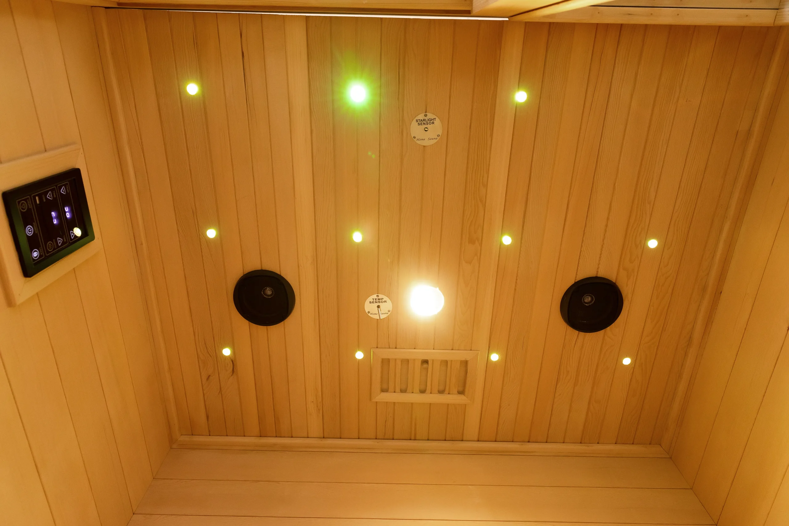 Wholesale Cheap Home Indoor Hemlock 2 Person Wooden Steam Sauna 008
