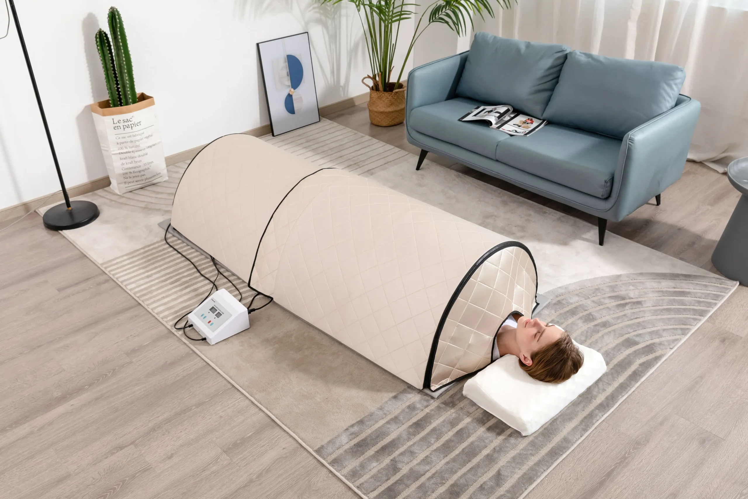 Wholesale Home Dome Spa Capsule Far Infrared Sauna Cabin 006