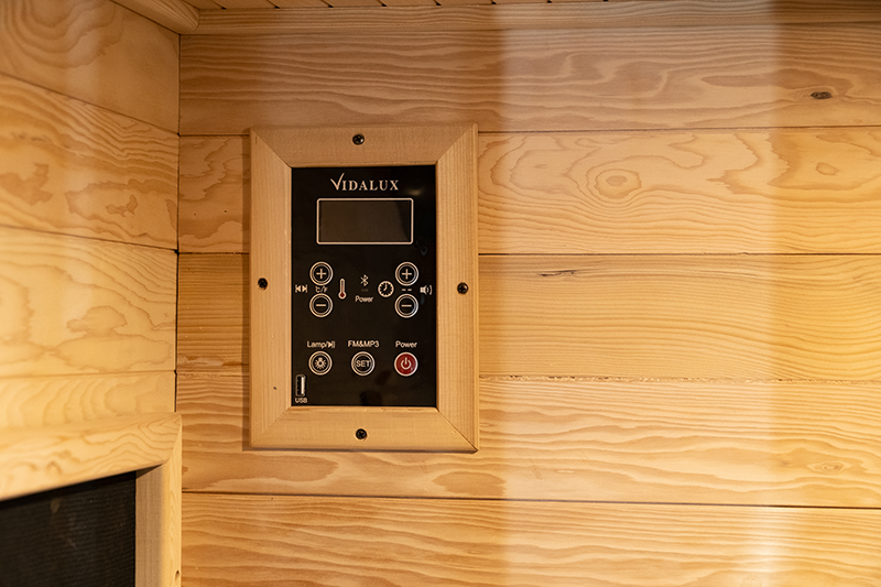 Wholesale Indoor Solid Wood Two Person Home Infrared Sauna 001