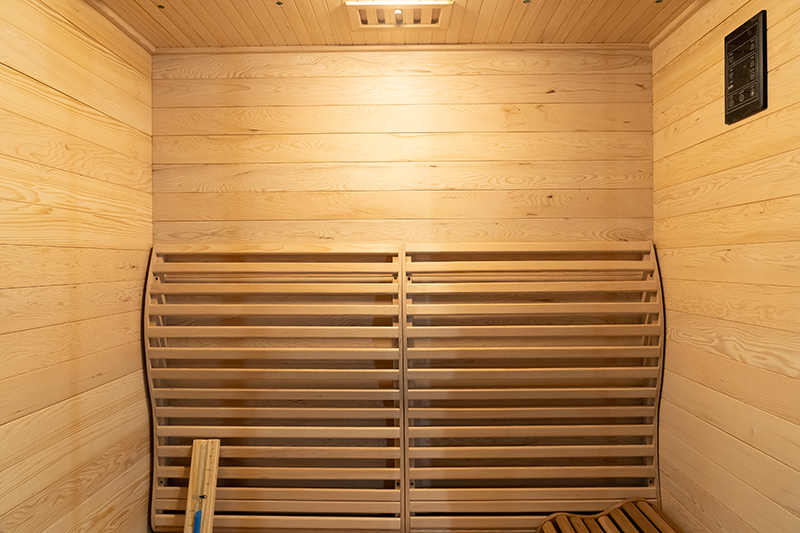 Wholesale Indoor Solid Wood Two Person Home Infrared Sauna 003