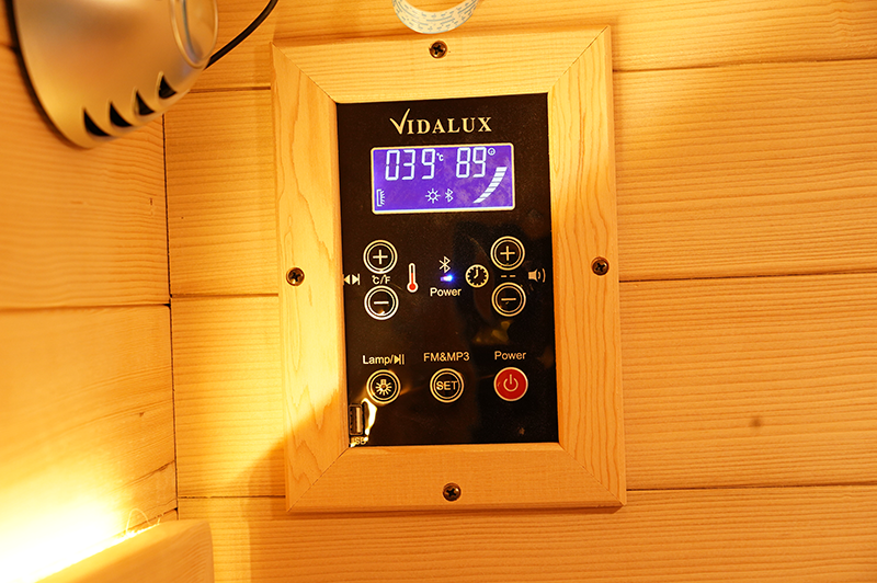 Wholesale Indoor Solid Wood Two Person Home Infrared Sauna 008