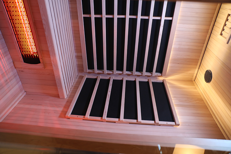 Wholesale Luxury Indoor 3 Person Far Infrared Sauna Room 005